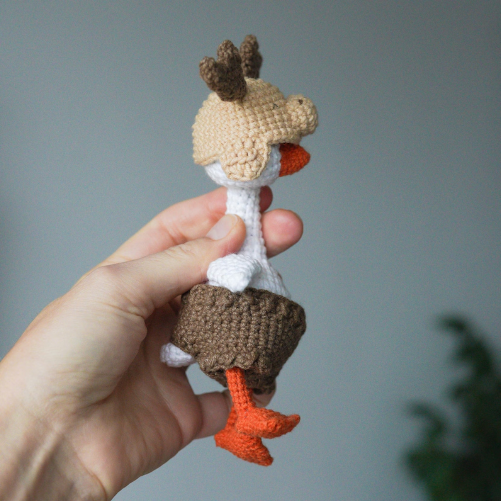 Star Duck Christmas Crochet Pattern