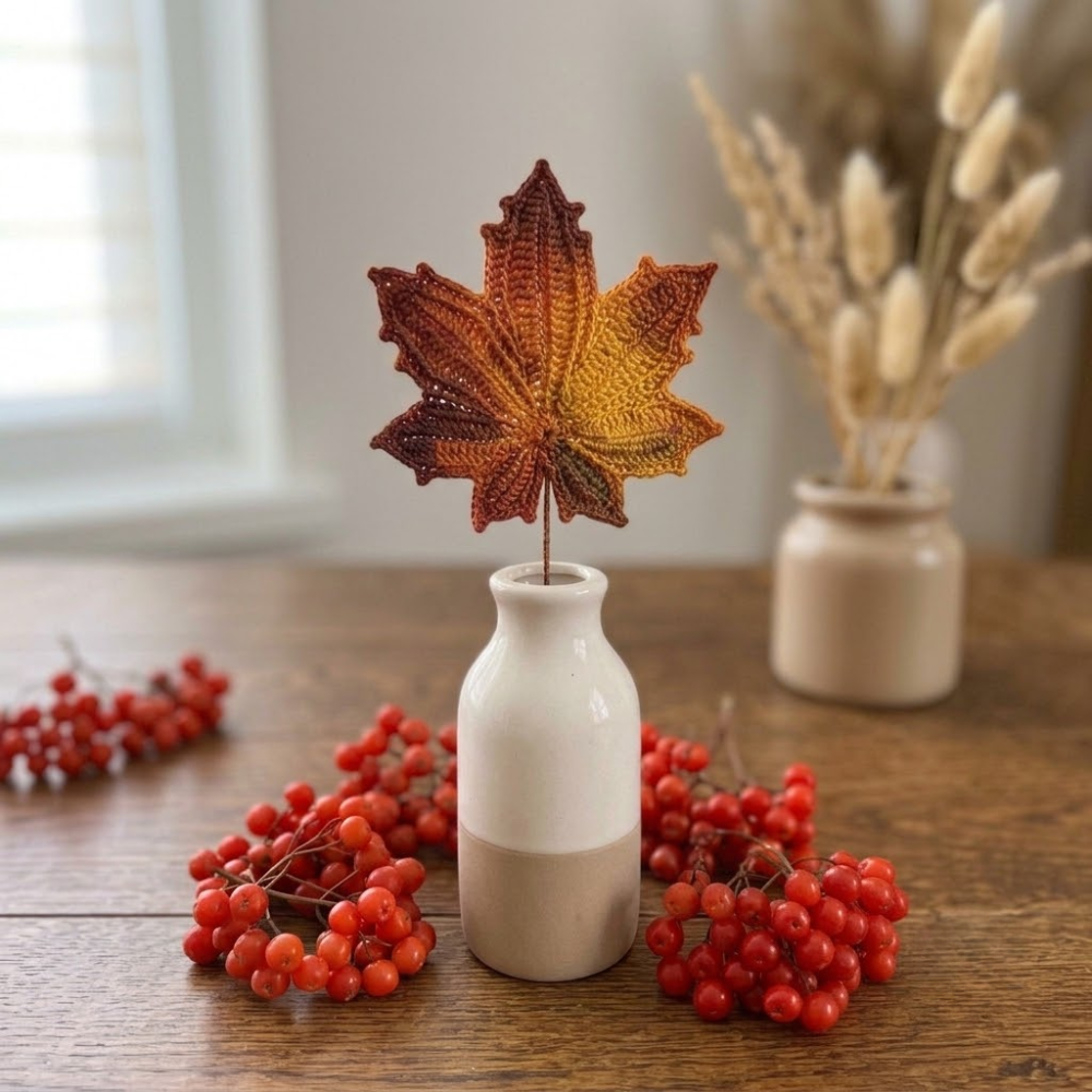 Autumn Maple Leaf Crochet Pattern