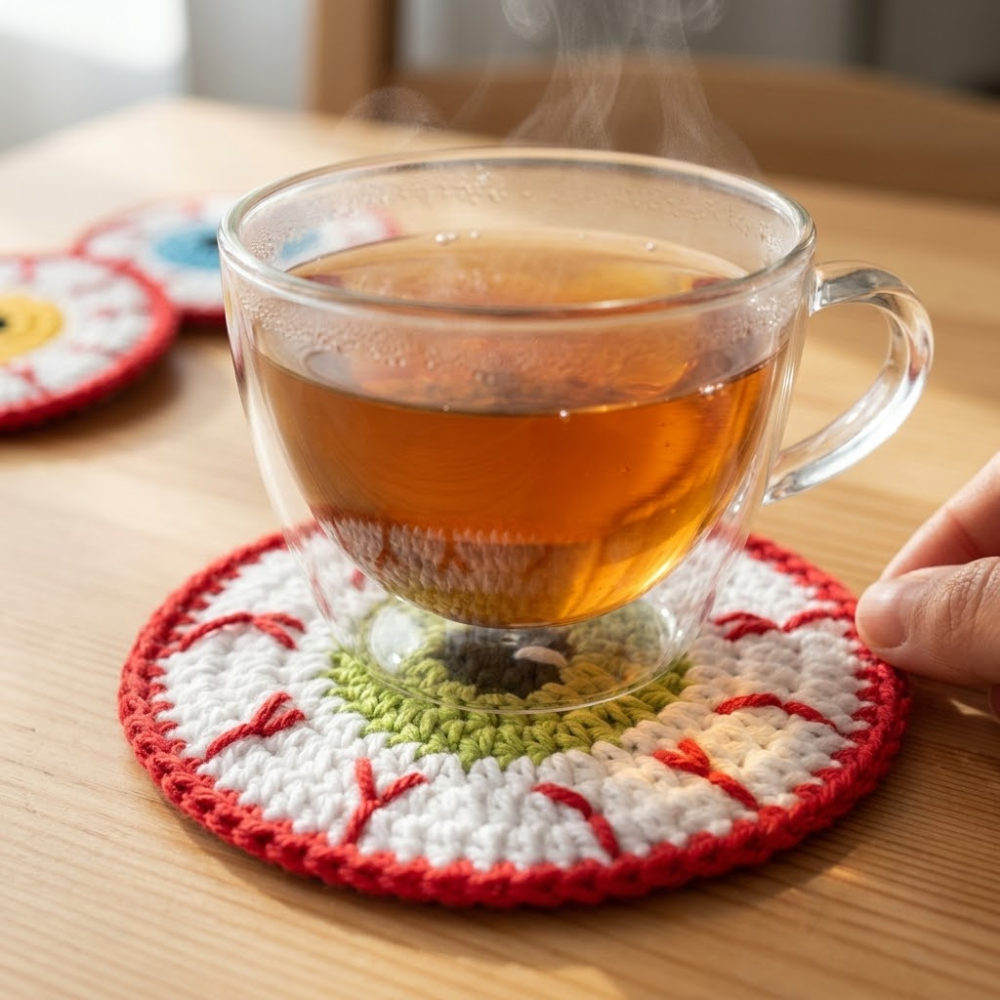 5 in 1 Halloween Coaster Crochet Pattern