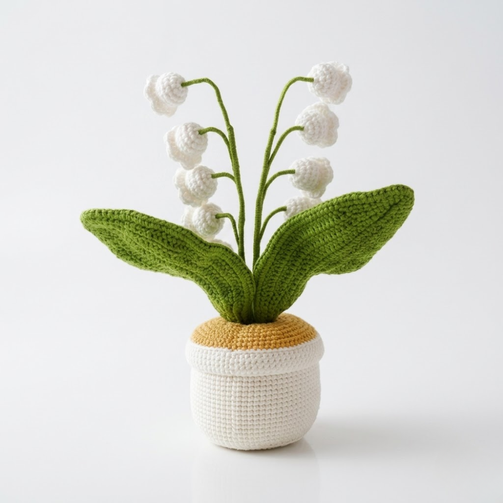 Kawaii Flower Pot Plushie Crochet Pattern