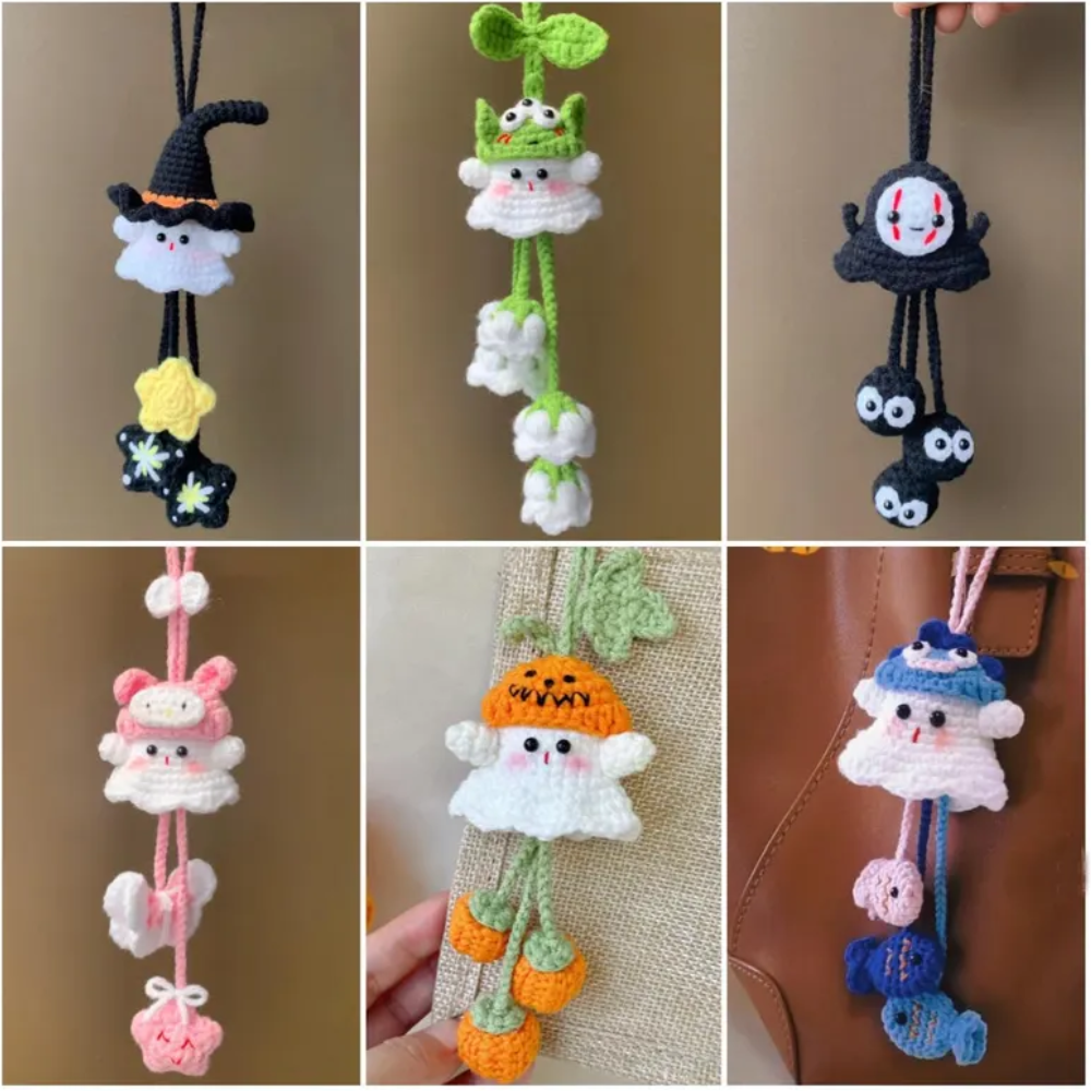 Little Ghost Friends Crochet Pattern