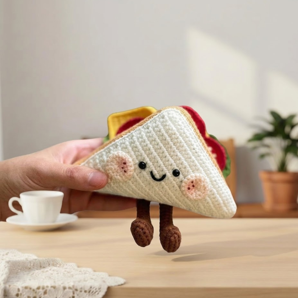 Kawaii Taco Plush Crochet Pattern