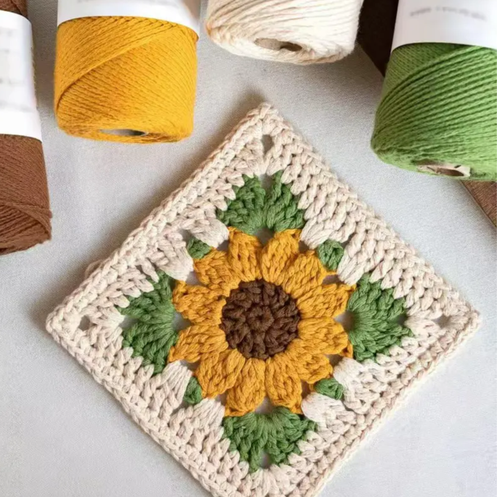 Handmade Sunflower Tote Crochet Pattern