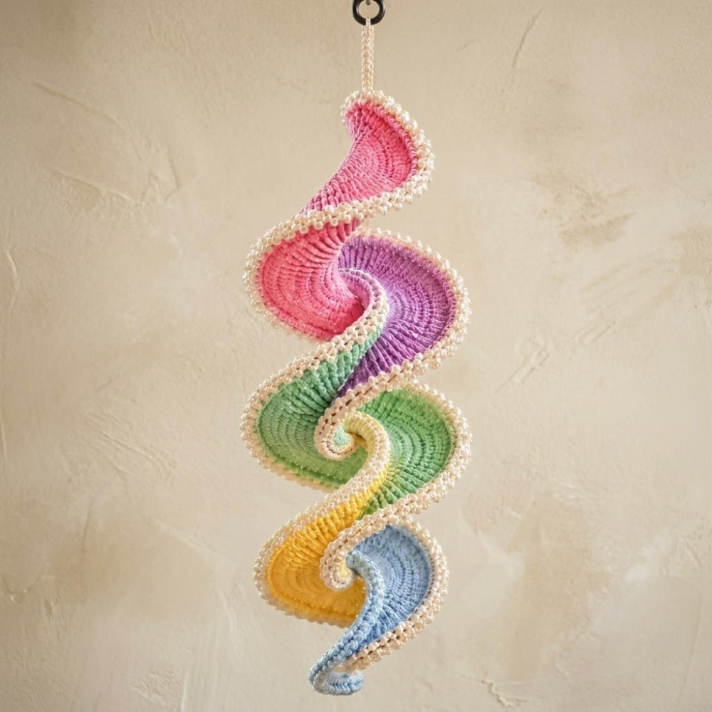 4 in 1 Spiral Wind Spinner Crochet Pattern