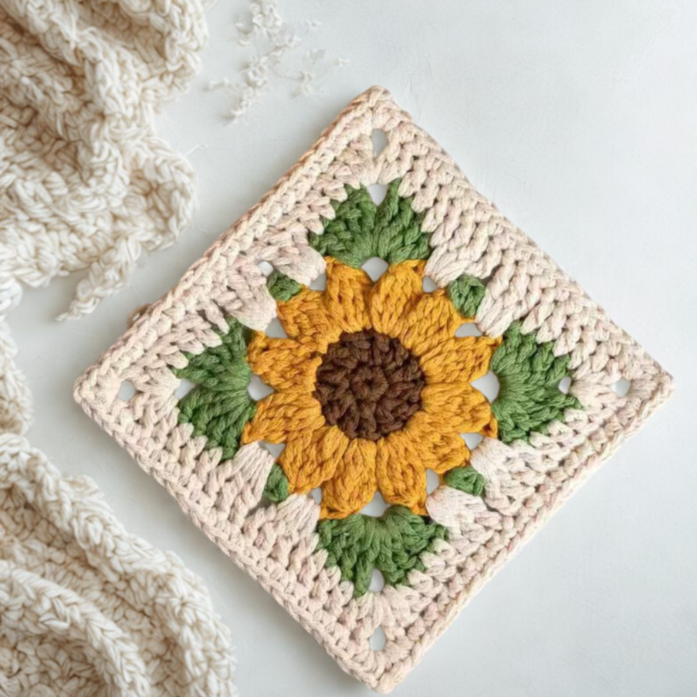 Handmade Sunflower Tote Crochet Pattern