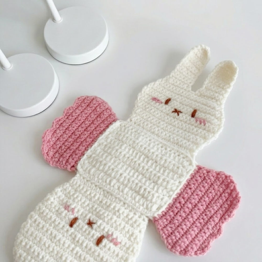 Bunny Tissue Box Cover Crochet Pattern