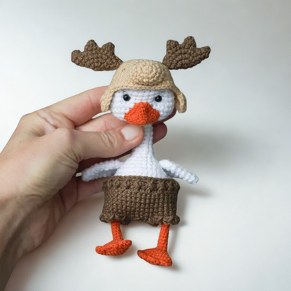 Star Duck Christmas  Crochet Pattern
