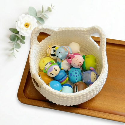 2 in 1 Storage Basket  Crochet Pattern