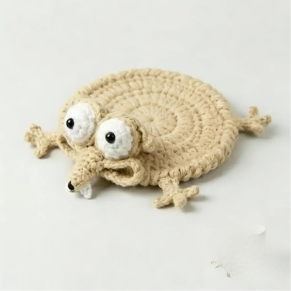 Goofy Mouse Coaster Crochet Pattern