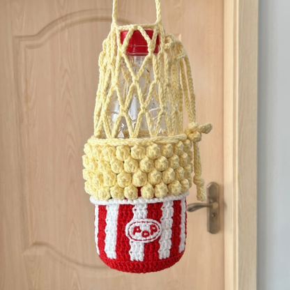 Popcorn Bucket Mini Bag Crochet Pattern