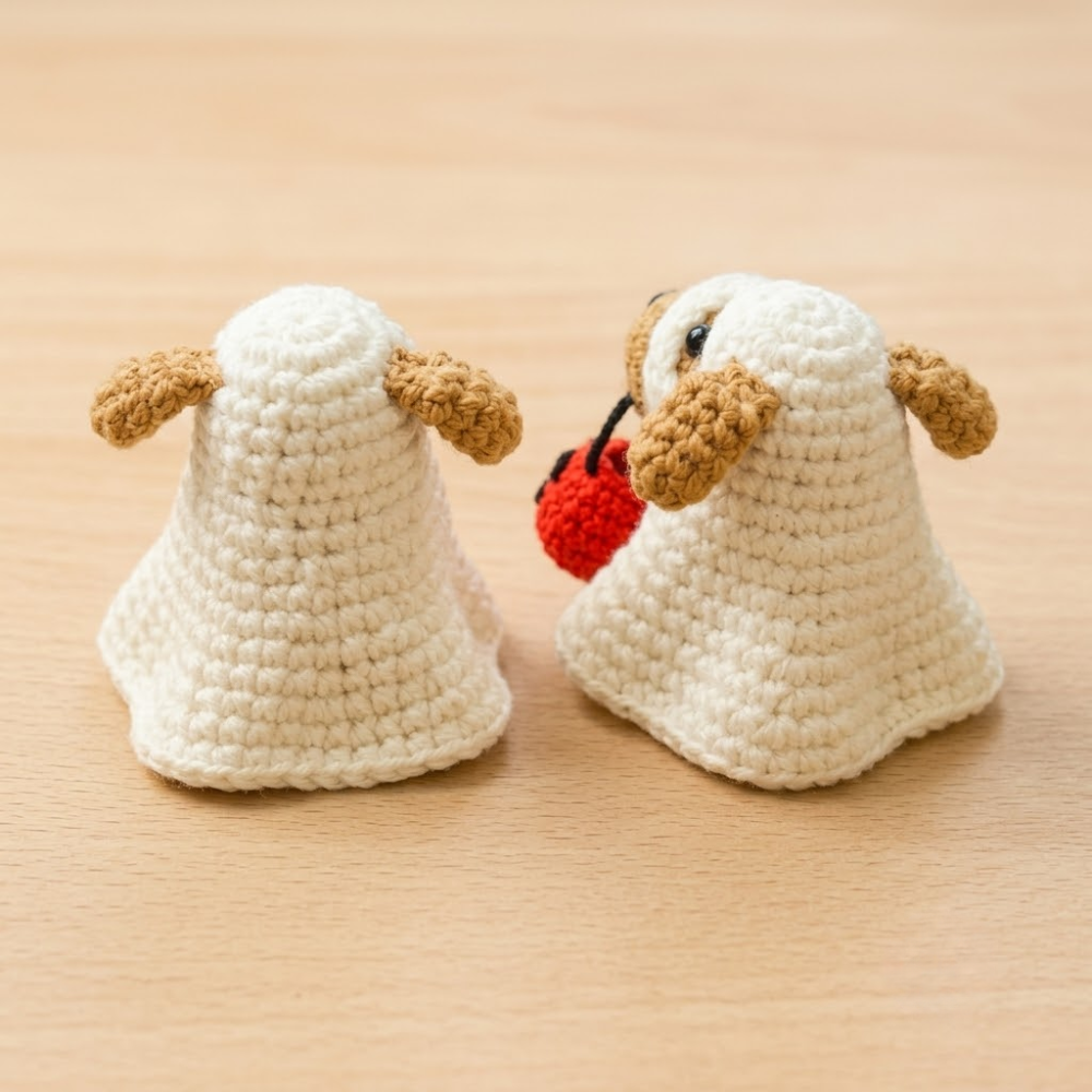 4 in 1 Ghost & Puppy Halloween Crochet Pattern