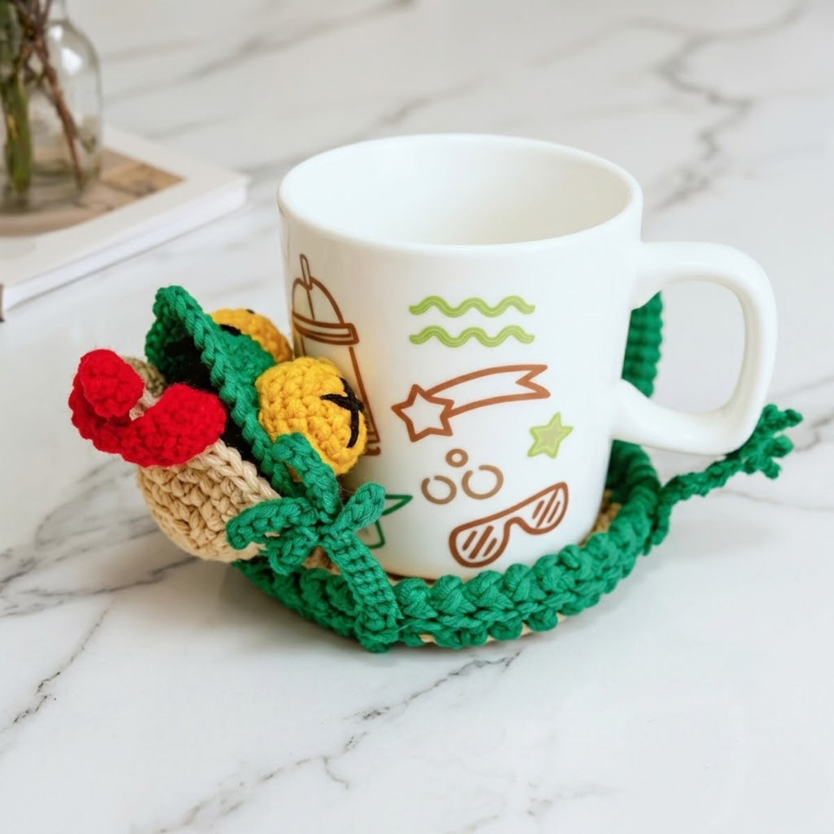 12 in 1 Animal Coaster Crochet Pattern Bundle