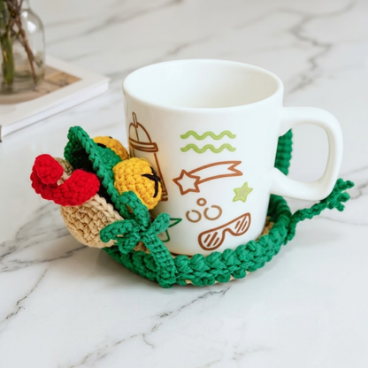 12 in 1 Animal Coaster Crochet Pattern Bundle