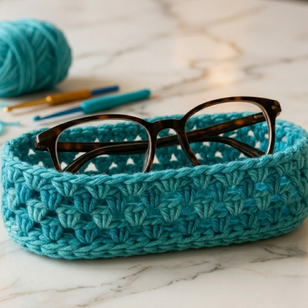 2 in 1 Storage Basket  Crochet Pattern