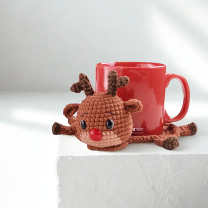 Amigurumi Christmas Coasters Crochet Pattern