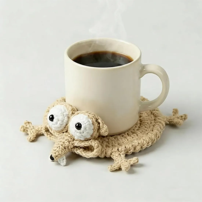 Goofy Mouse Coaster Crochet Pattern