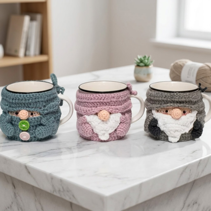 Gnome Mug Cozy Crochet Pattern
