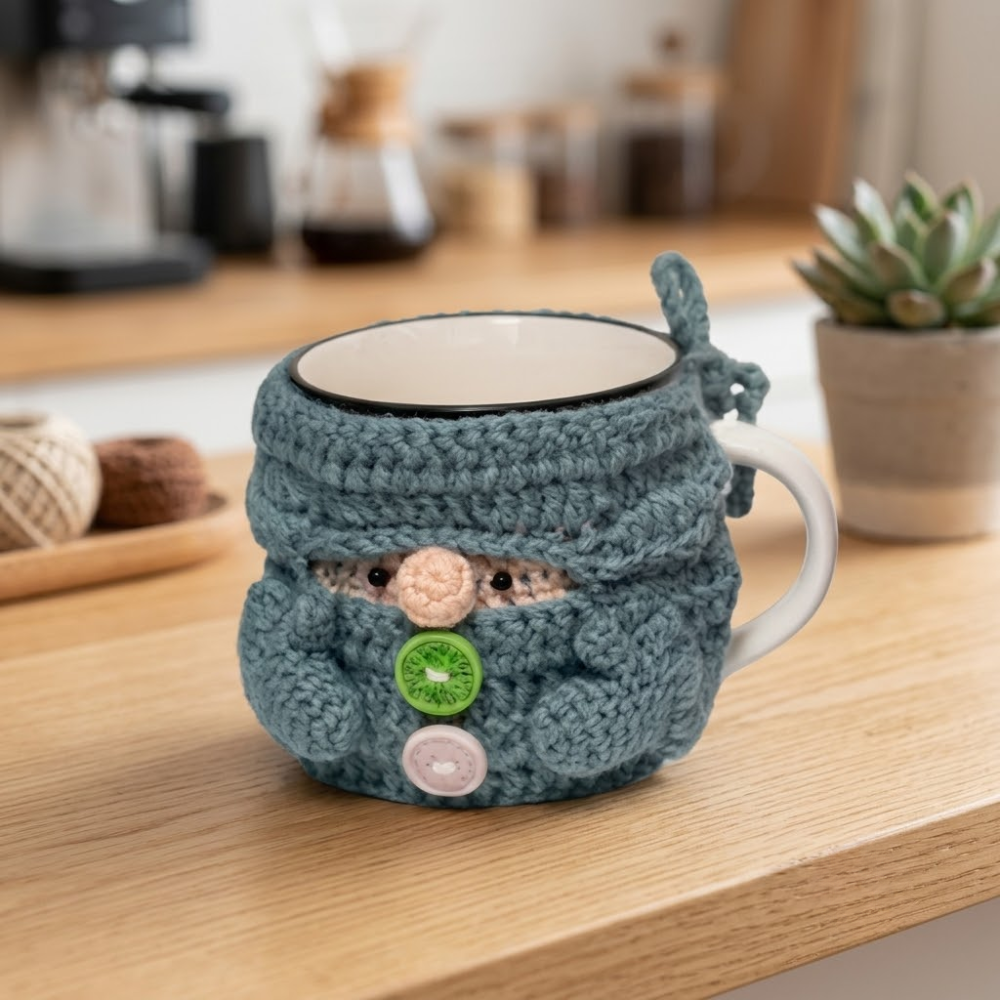 Gnome Mug Cozy Crochet Pattern