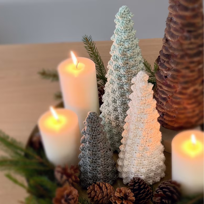 Minimalist Christmas Trees Crochet Pattern