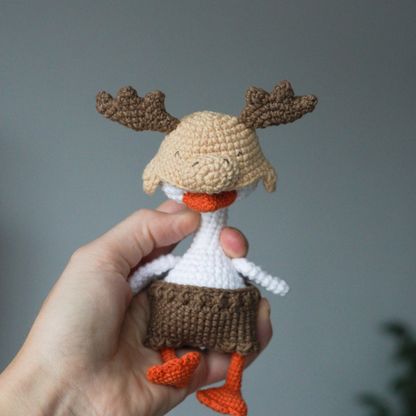 Star Duck Christmas  Crochet Pattern