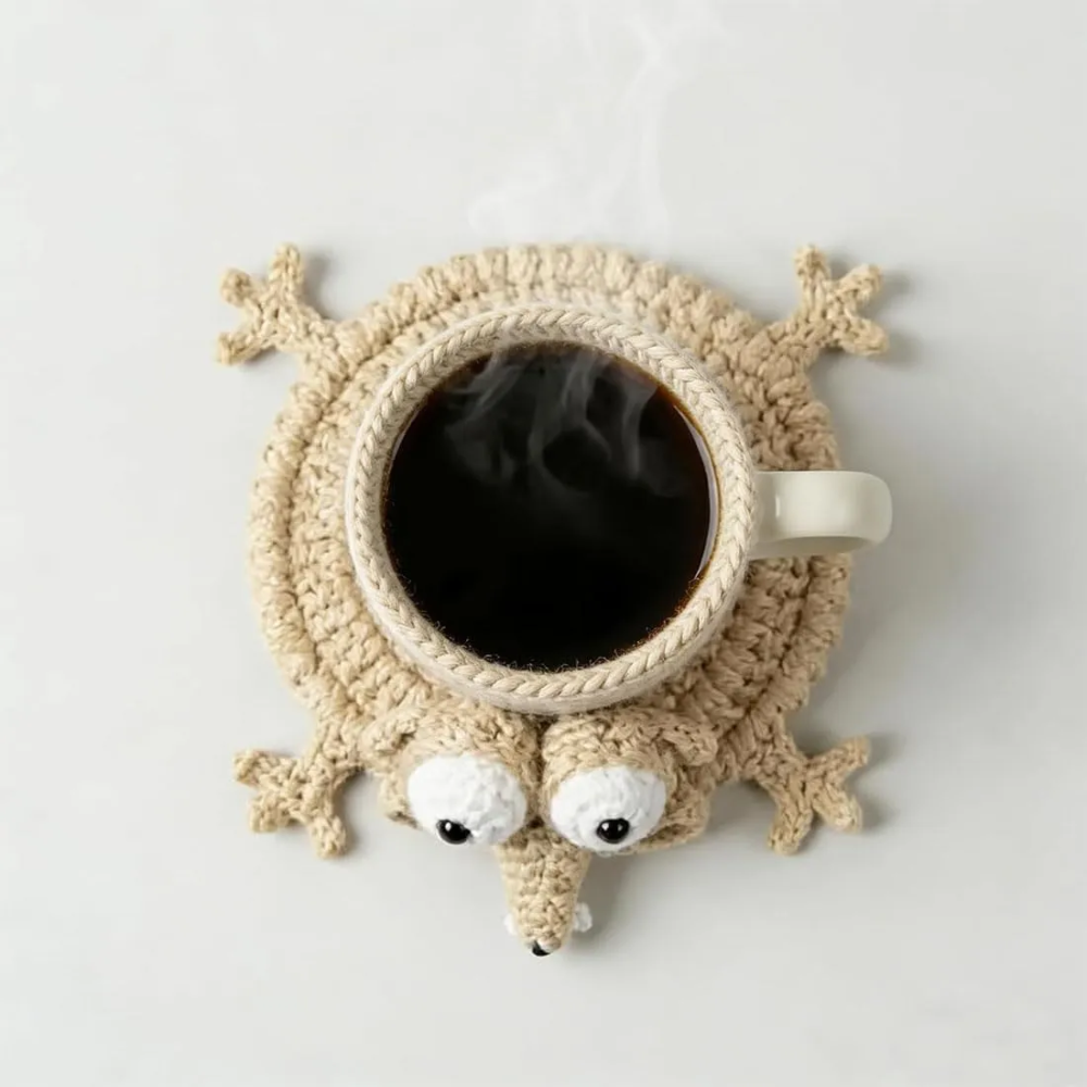 4 in 1 Coaster Amigurumi Crochet Pattern