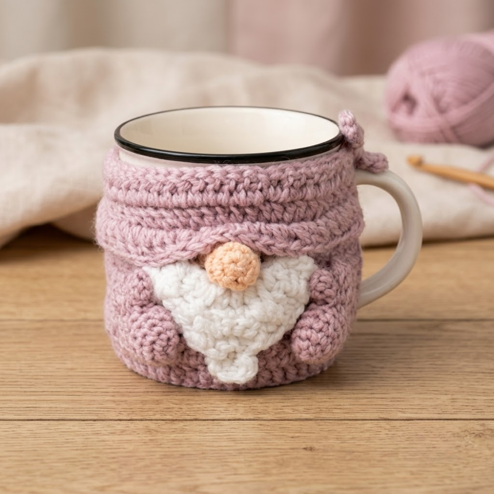 Gnome Mug Cozy Crochet Pattern