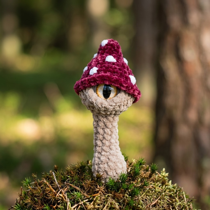 3 in 1 Eyeball Bag Charm Crochet Pattern