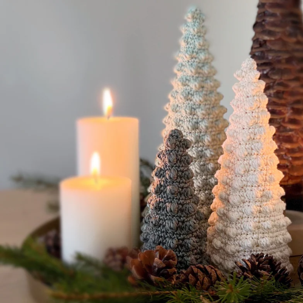 Minimalist Christmas Trees Crochet Pattern