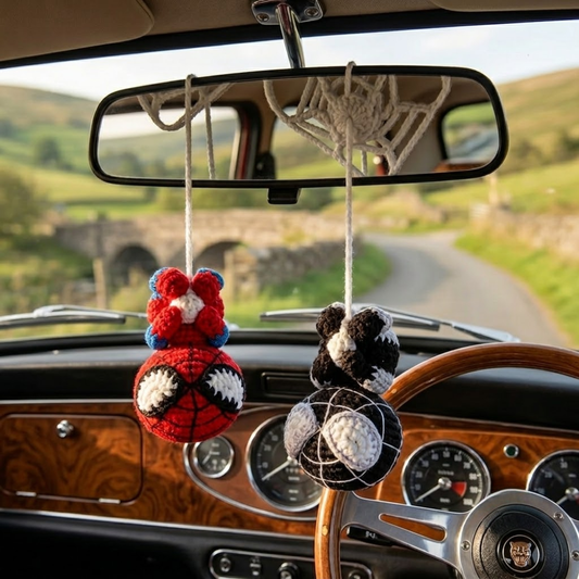Spiderman Car Hanging Amigurumi Crochet Pattern