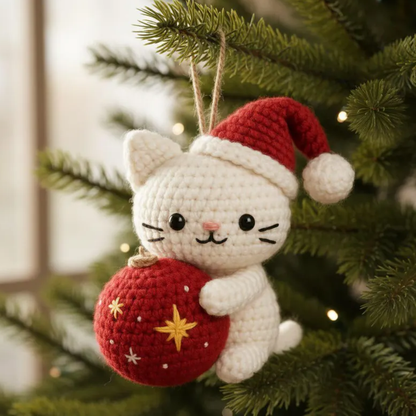 Santa Kitty Crochet Pattern