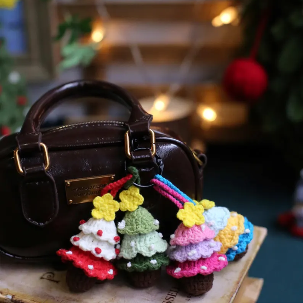 Mini Christmas Tree Ornament Crochet Pattern