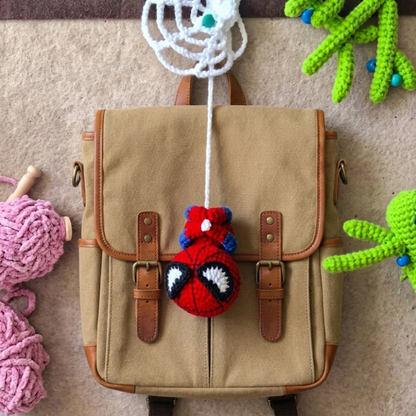 Spiderman Car Hanging Amigurumi Crochet Pattern