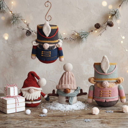 Festive Mini Dolls Crochet Pattern