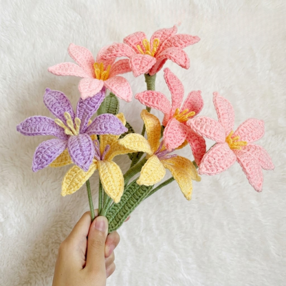 Wildflower Wicker Basket Crochet Pattern