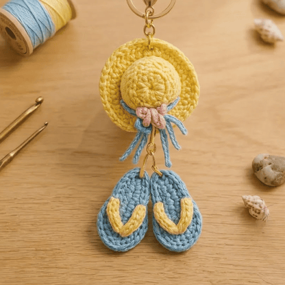 4 in 1 Keychain Charm Crochet Pattern