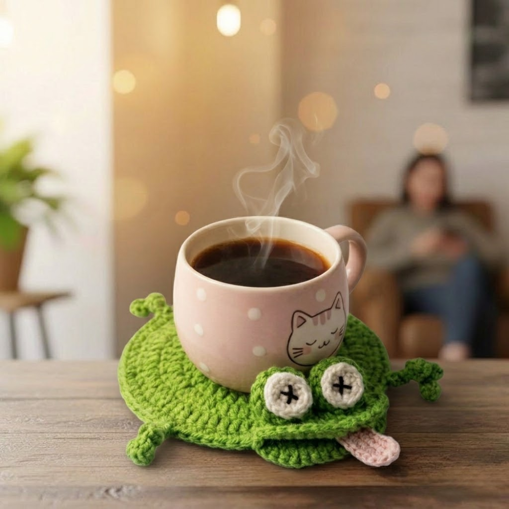 4 in 1 Coaster Amigurumi Crochet Pattern