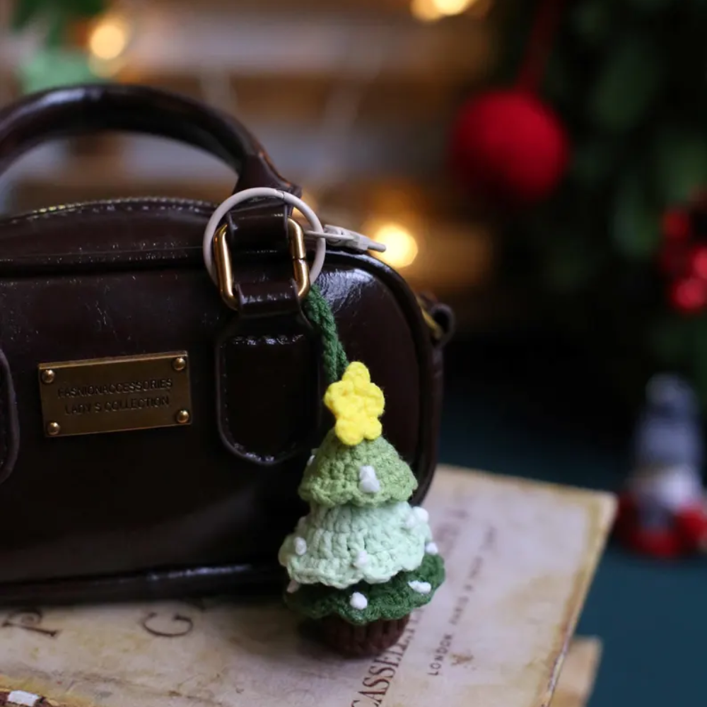 Mini Christmas Tree Ornament Crochet Pattern