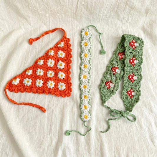 3-in-1  Bandana & Headband Crochet Pattern
