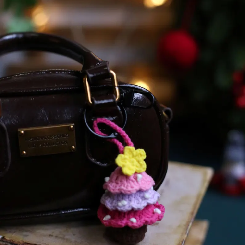 Mini Christmas Tree Ornament Crochet Pattern