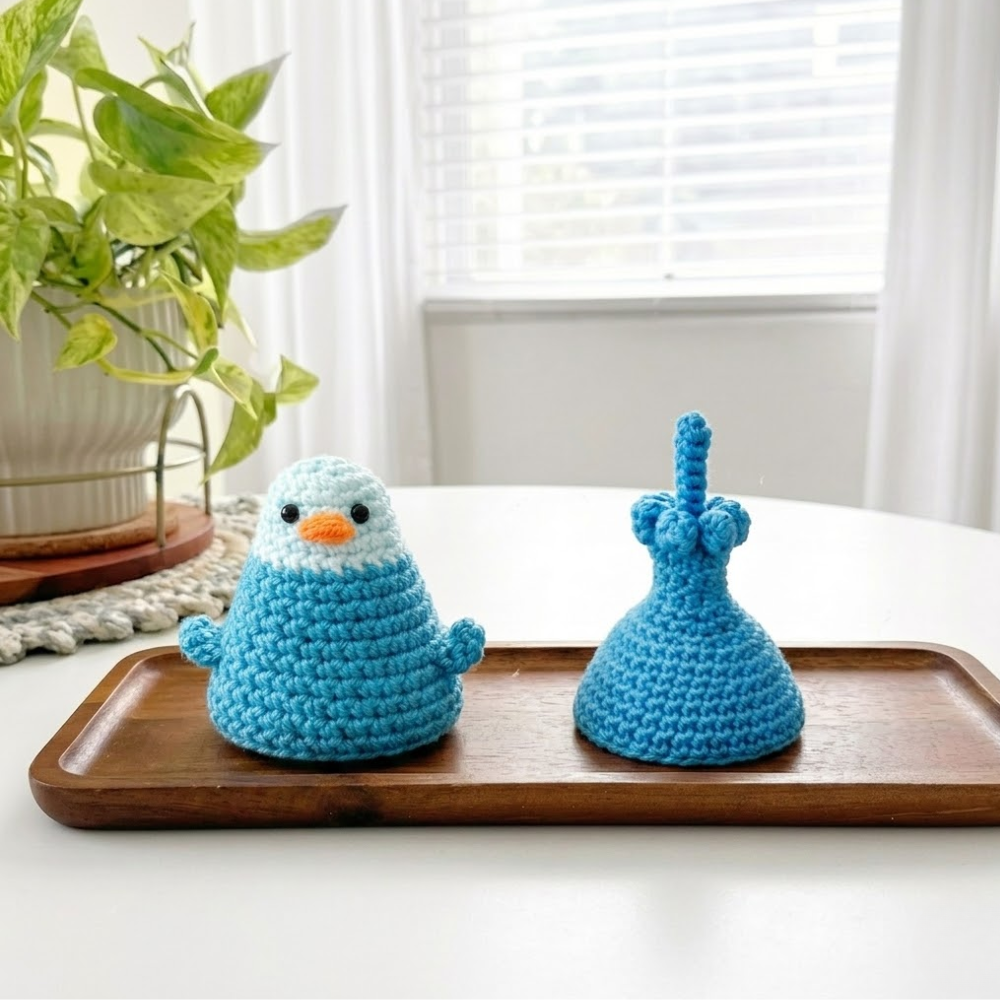 3 in 1 Flip Bird Amigurumi Crochet Pattern
