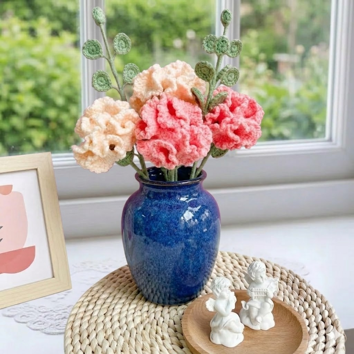Wildflower Wicker Basket Crochet Pattern