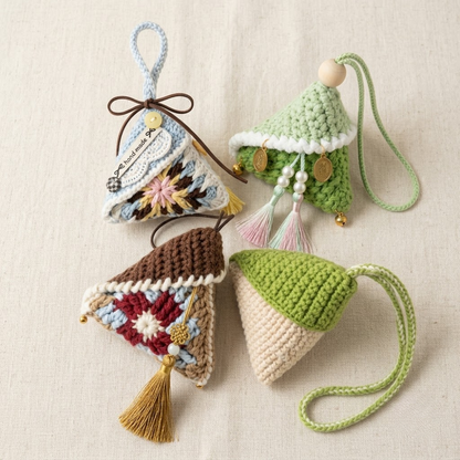 4 in 1 Zongzi Pouch Crochet Pattern