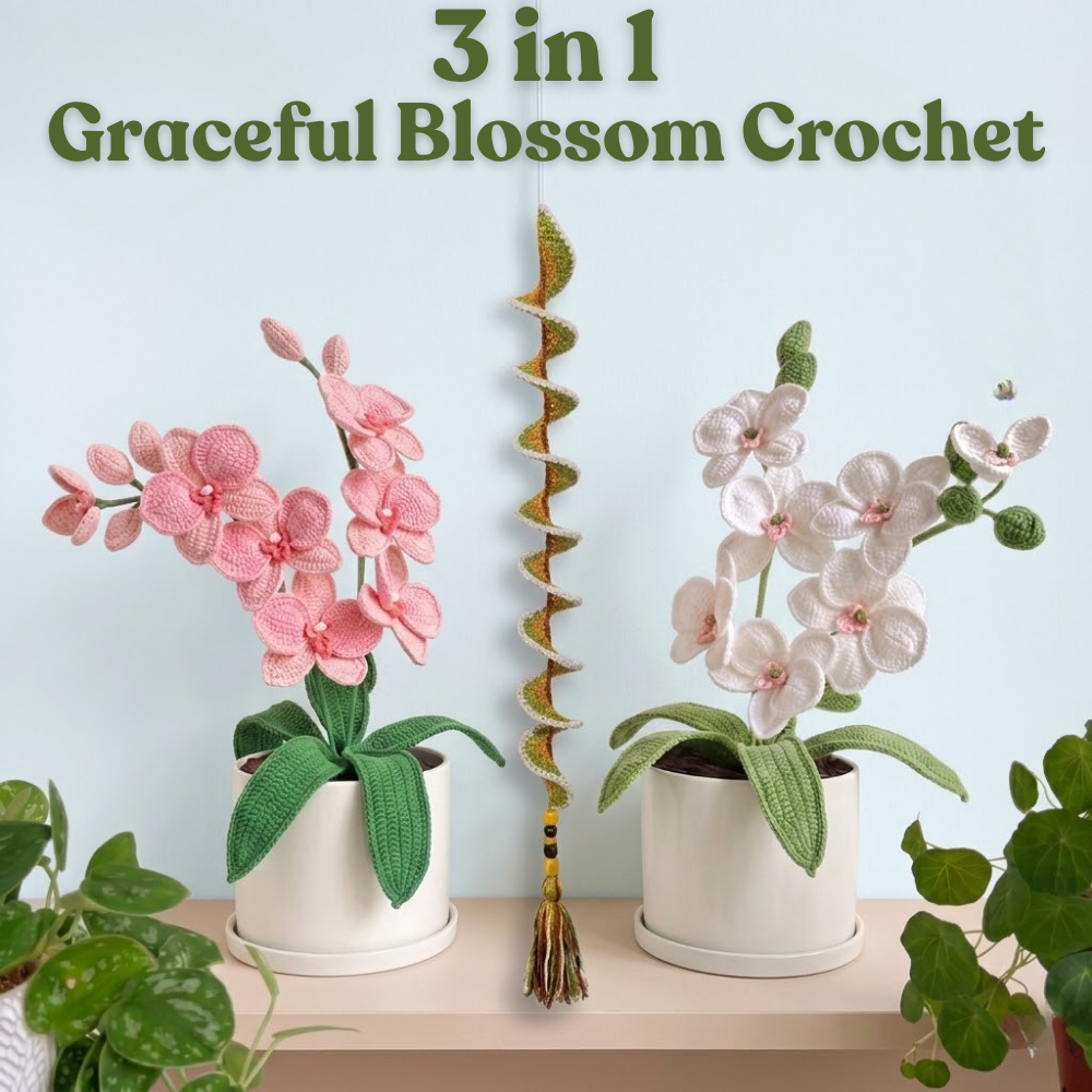 3 in 1 Graceful Blossom Crochet Pattern