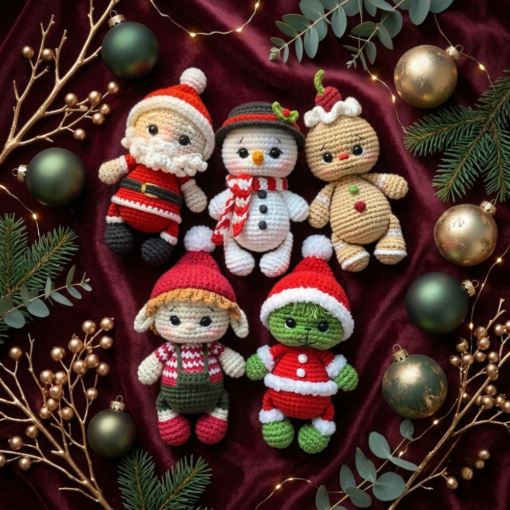 Christmas Friends Crochet Pattern