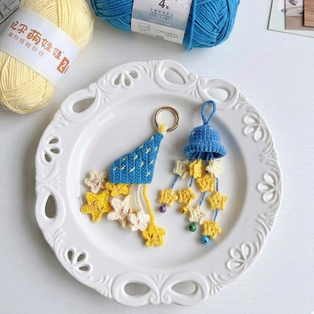 Magic Star Charm Crochet Pattern Set