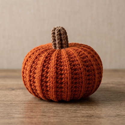 Rustic Ribbed Pumpkin Crochet Pattern