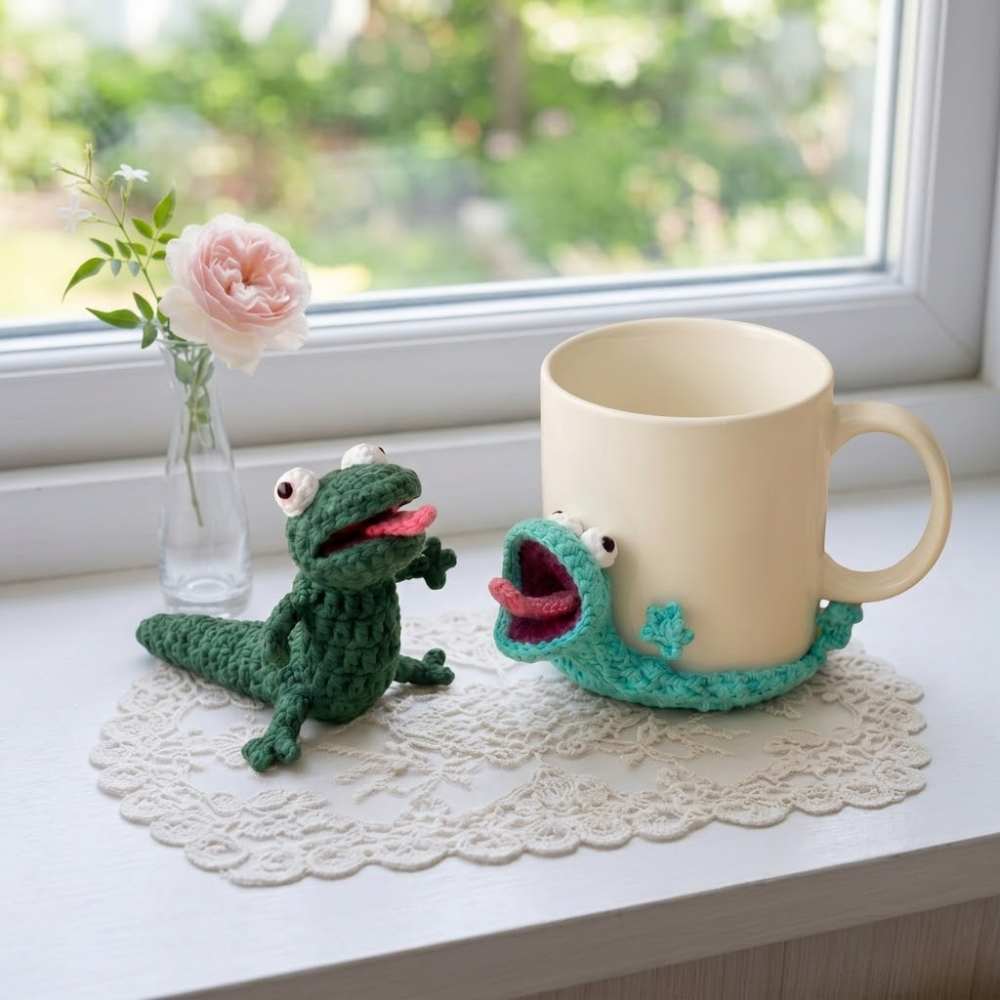 2 in 1 Lizard Tom Crochet Pattern