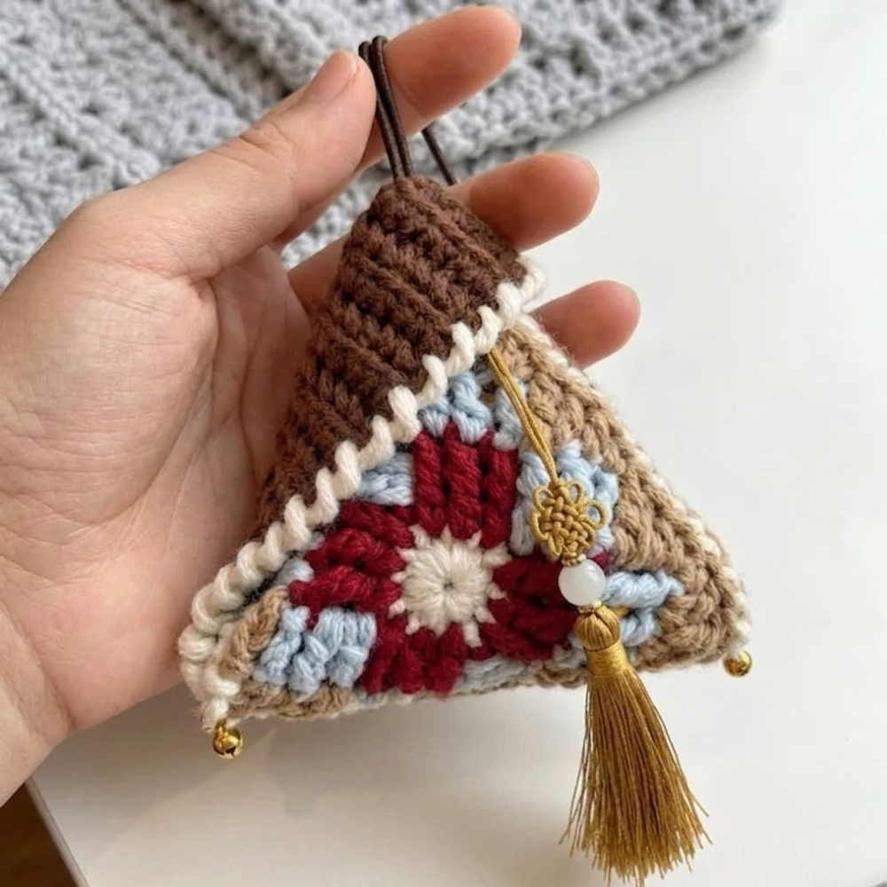 3 in 1 Zongzi Pouch Crochet Pattern