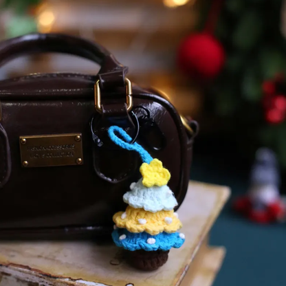 Mini Christmas Tree Ornament Crochet Pattern