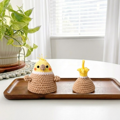 3 in 1 Flip Bird Amigurumi Crochet Pattern